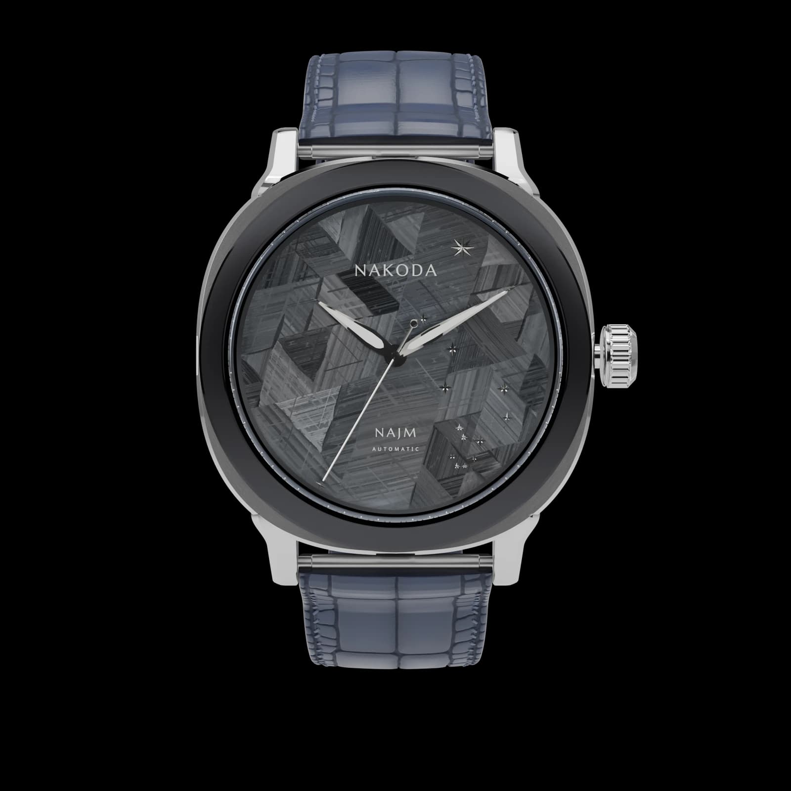 Najm Automatic Watch - Nakoda Atelier, cut out on the Nakoda AI Art Gallery world colour